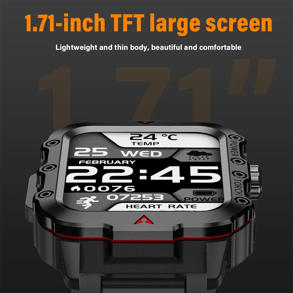 2024 New LED Men'S Smartwatch Bluetooth Talking Smartwatch Multi Sport Mode Health Monitoring Smart Watch