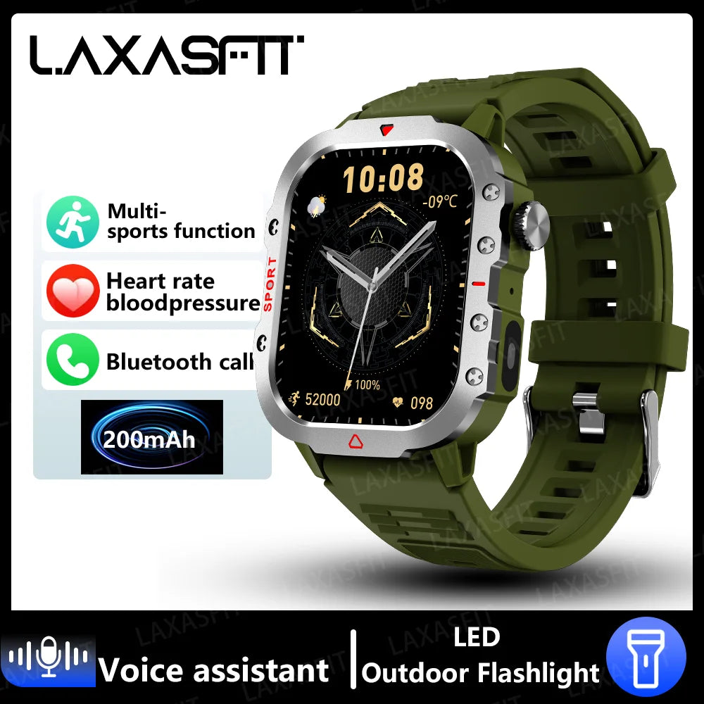 2024 New LED Men'S Smartwatch Bluetooth Talking Smartwatch Multi Sport Mode Health Monitoring Smart Watch